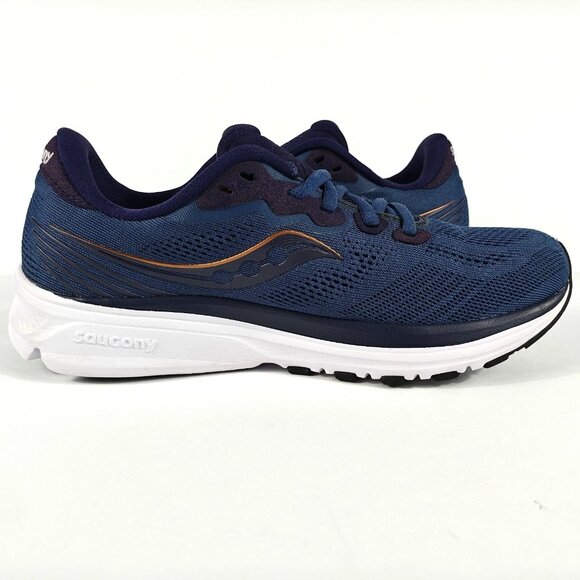 Saucony Ride 14 Women’s 8 Running Shoes Sneakers Midnight Navy Blue S10650-35 - Picture 11 of 16